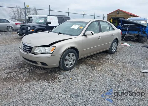 2010 Hyundai Sonata Gls z USA, uszkodzony, nr VIN 5NPET4AC3AH613019